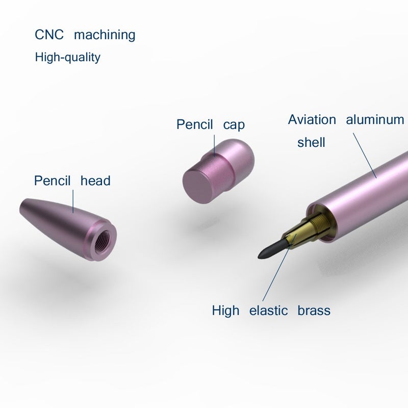WSD Mechanical Pencil,Drawing Pencils,Sketch Pencils,Magnetic Control Pencil,Pencil Refills Diameter2.0mm, 2B Rose Gold - Image 4
